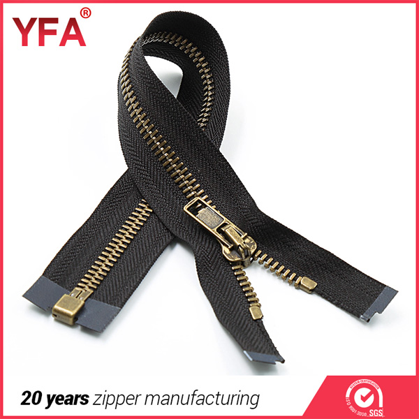 8#不锈钢瑞士牙拉链